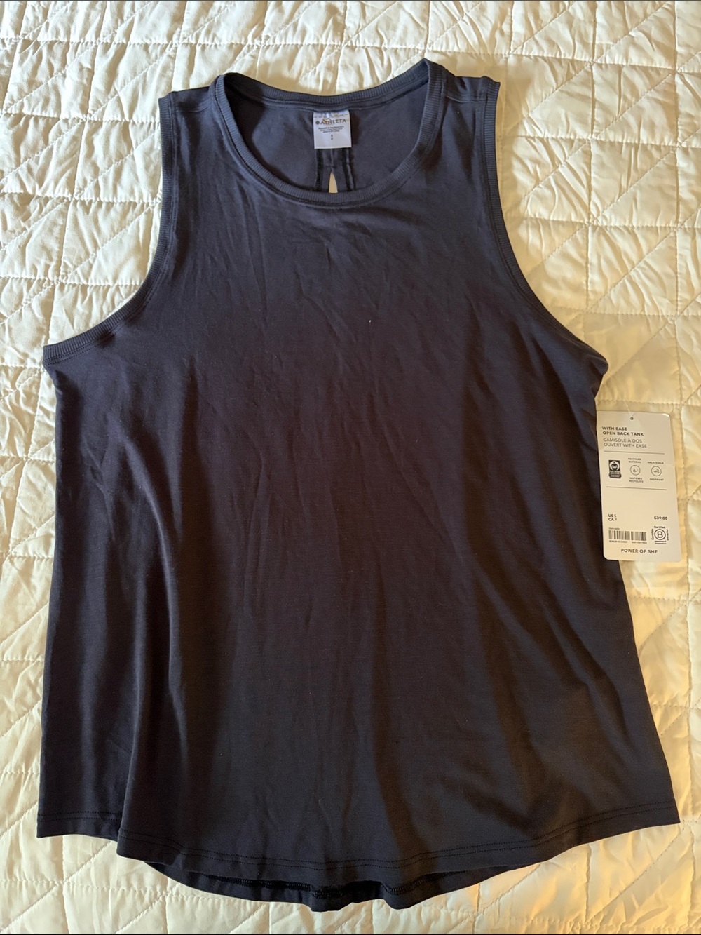 Athleta With Ease Open Back Tank